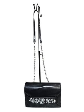 Black Embellished Crossbody Bag